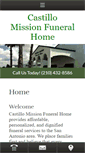 Mobile Screenshot of castillofuneralhome.com